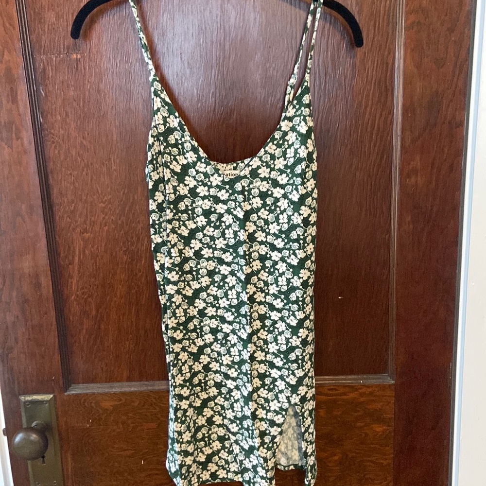 Reformation Marlowe Dress in Cilantro
